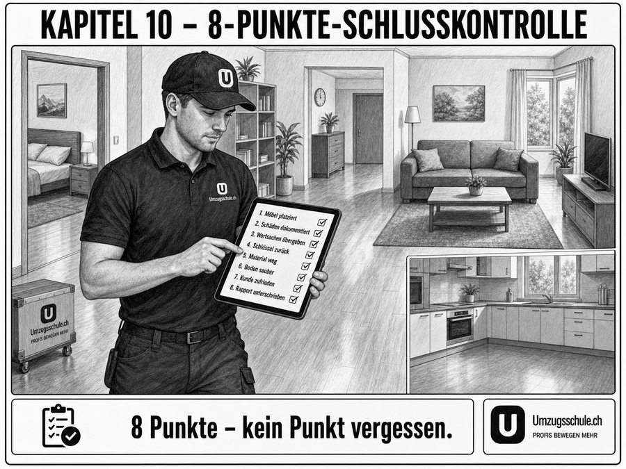 8-Punkte-Schlusskontrolle