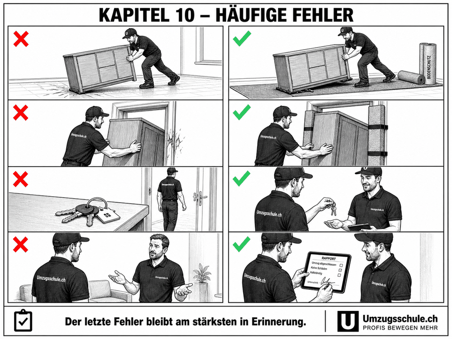 Häufige Fehler beim Entladen