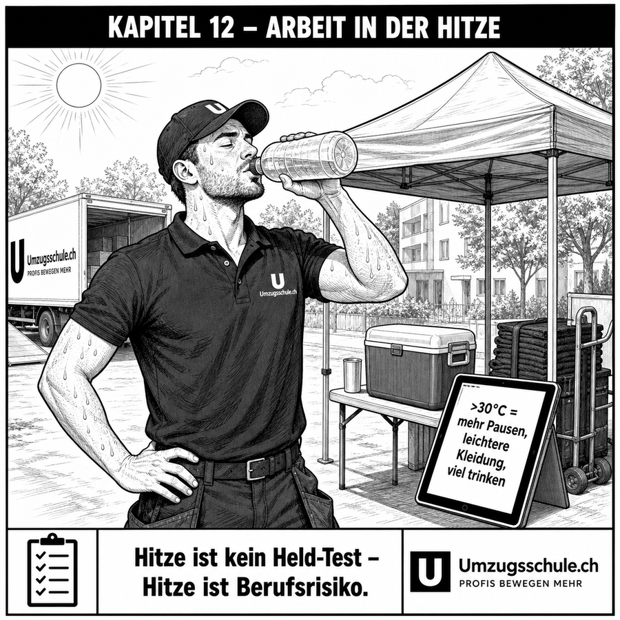 Arbeit in der Hitze