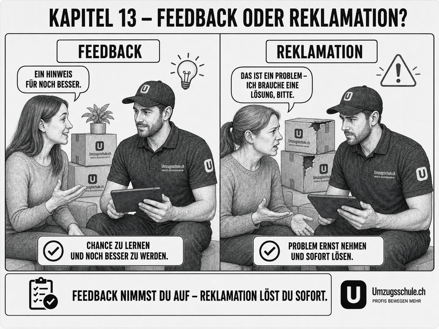 Feedback vs Reklamation