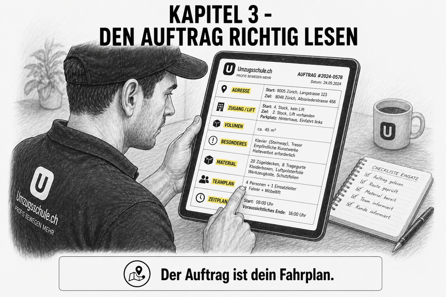 Auftrag richtig lesen
