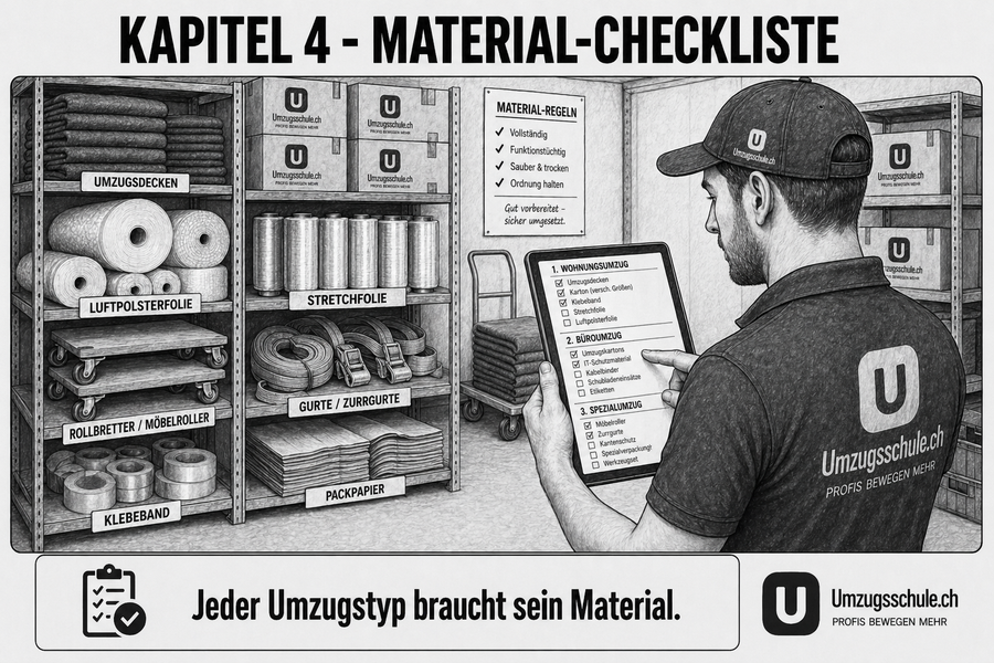 Material-Checkliste