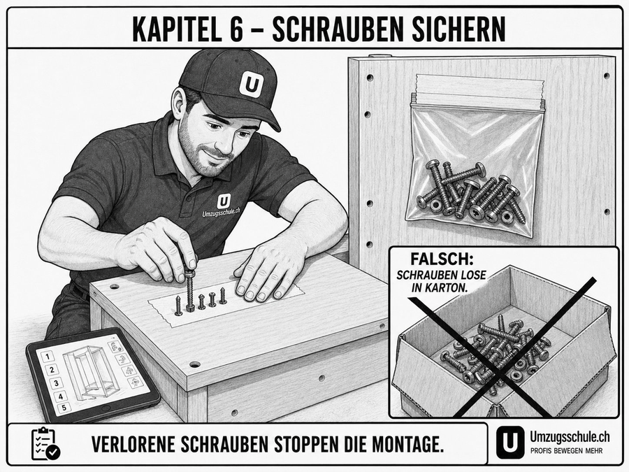 Schrauben sichern