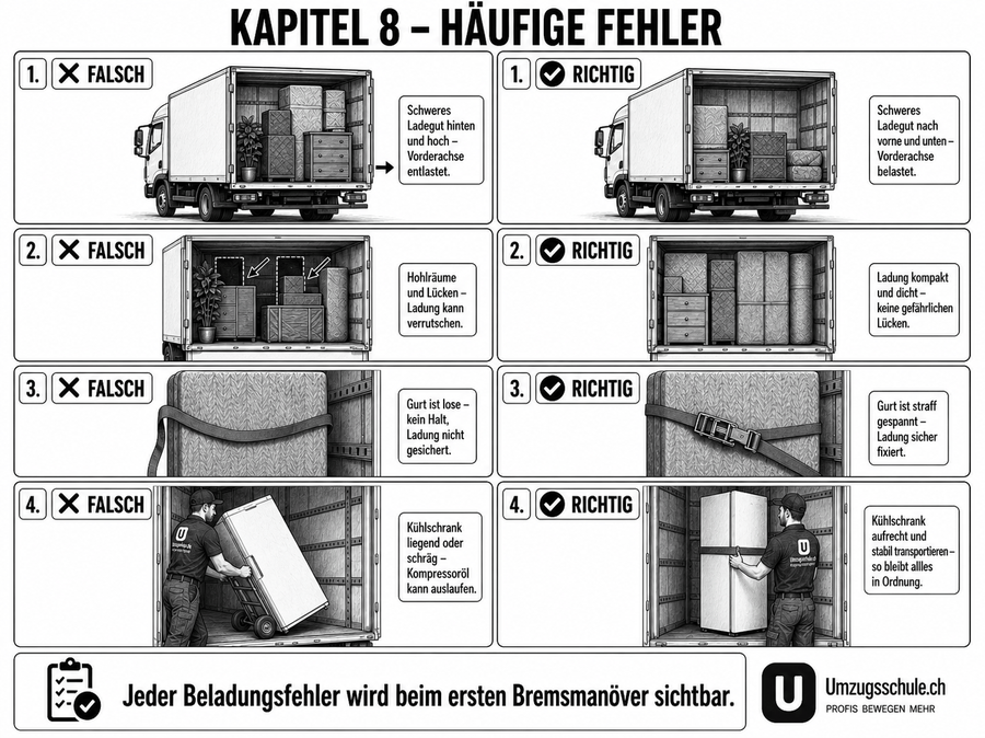 Häufige Fehler beim Beladen