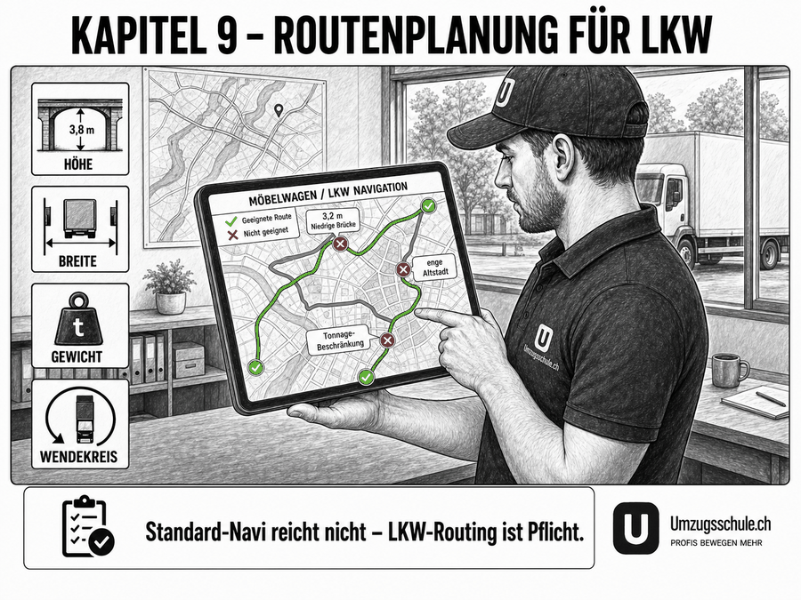 Routenplanung für LKW