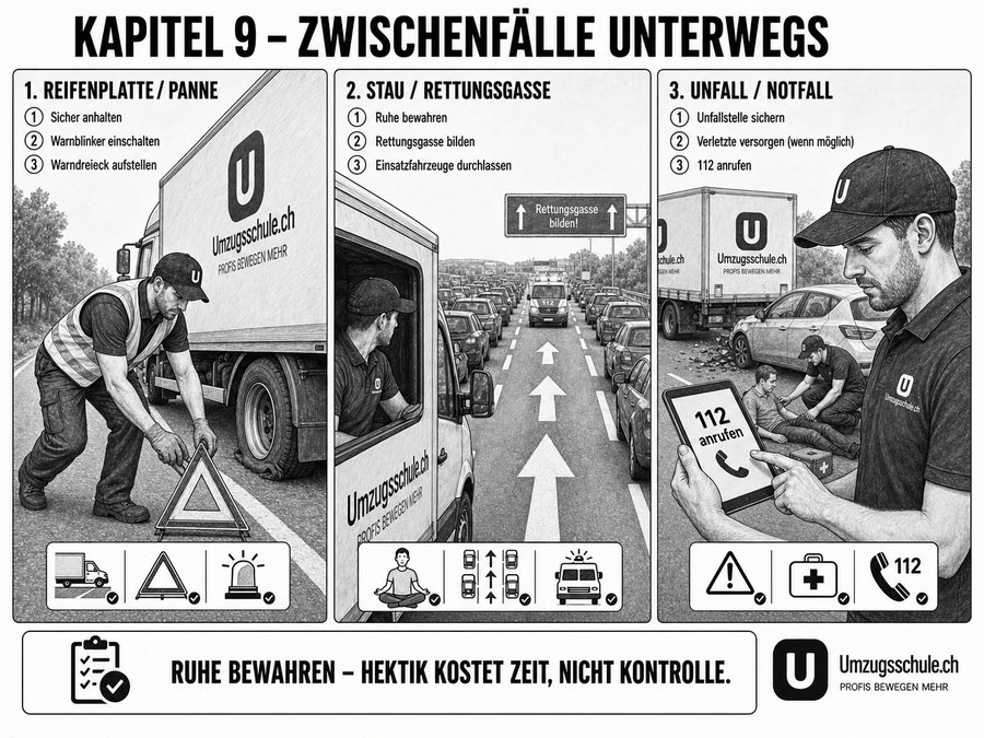 Zwischenfälle unterwegs
